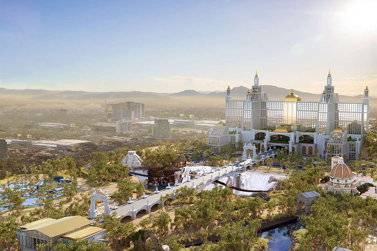 Renderings of failed Las Vegas resorts