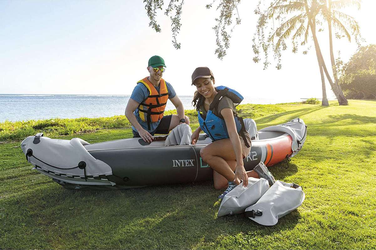 intex dakota amazon prime day inflatable kayak deal sale