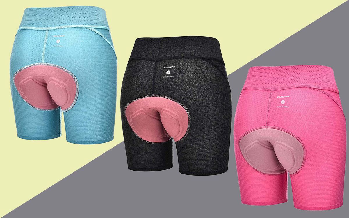 DEALYORK Women’s Cycling Underwear 3D Padded Bike Shorts