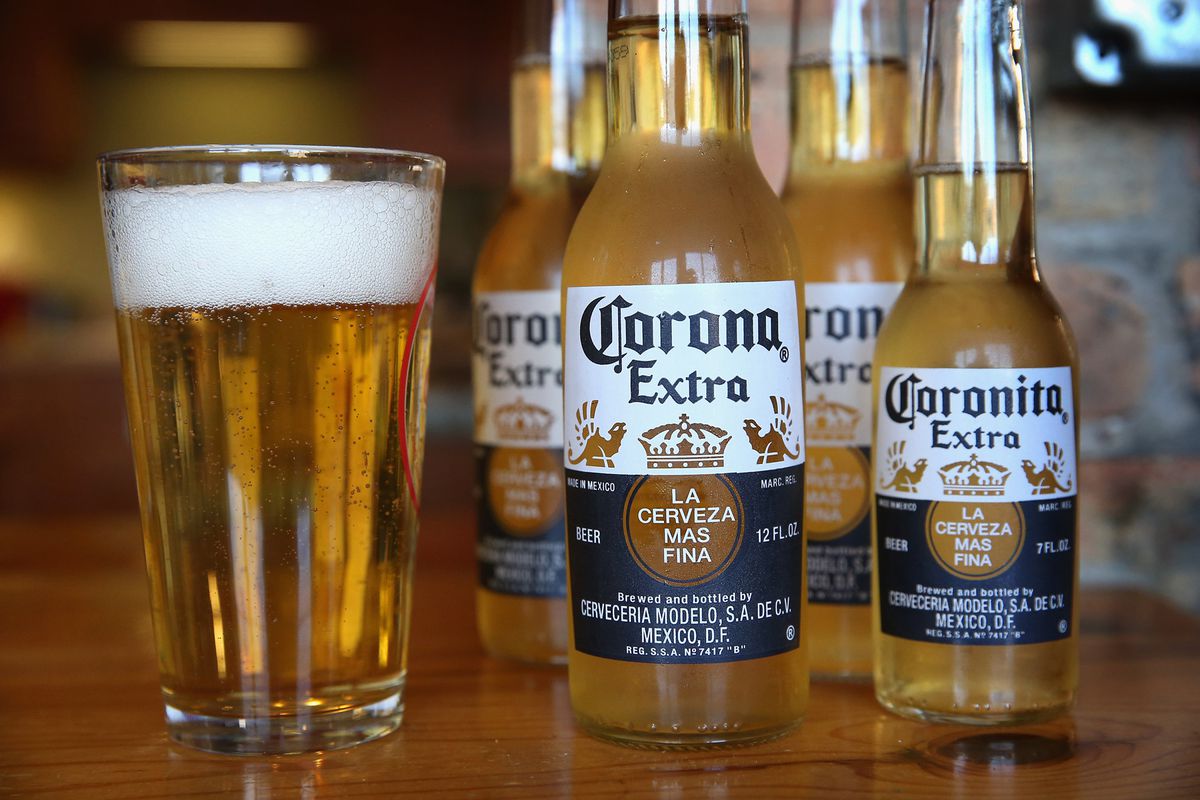 bottles of Corona beer
