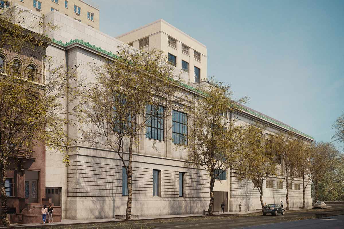 The New-York Historical Society expansion by Robert A.M. Stern Architects as viewed from 76th Street