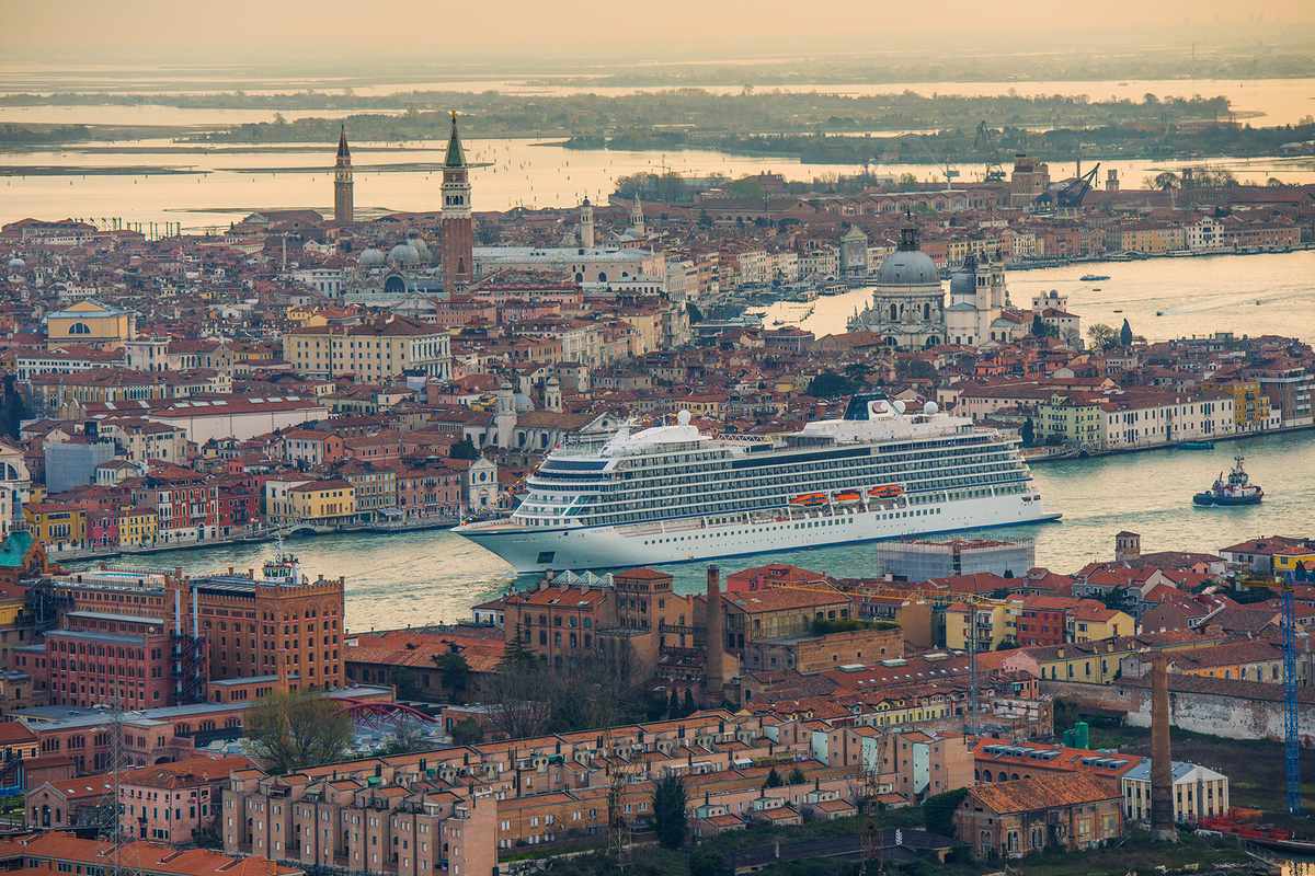 Viking Ocean ship in Venice
