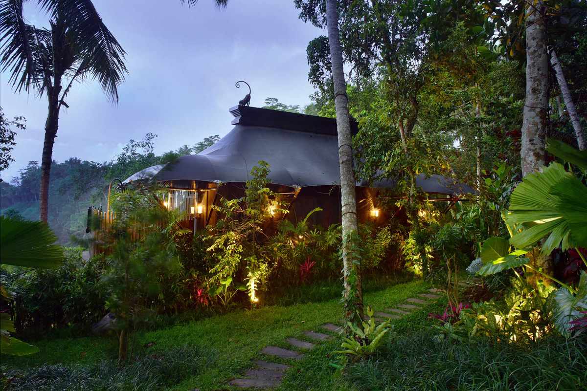 A villa at Capella Ubud, voted one of the best hotels in the world