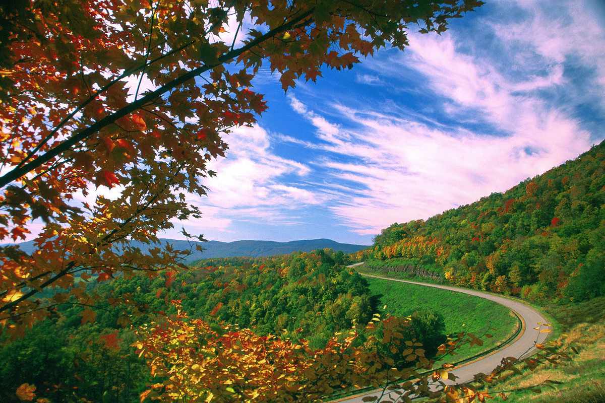 Autum View of the Highland Scenic Highway Pocahontas County West Virginia