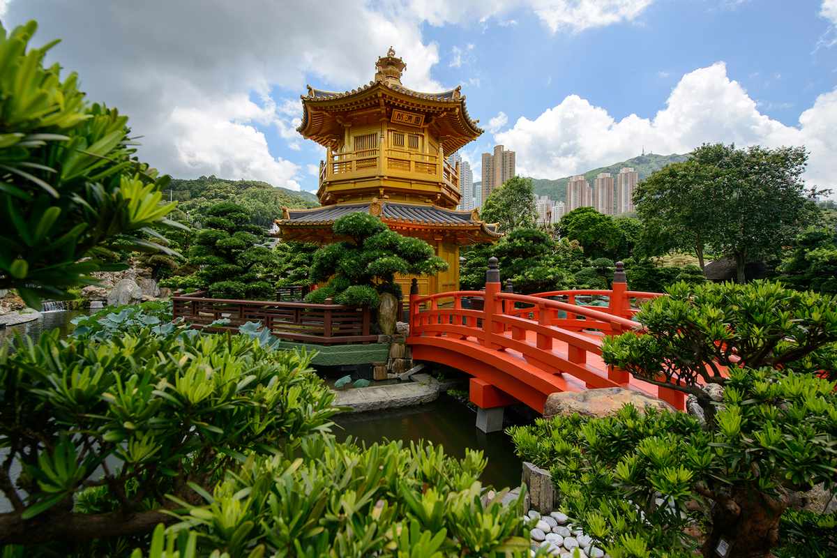 Pagoda, Nan Lian Garden, Diamond Hill, Hong Kong, China