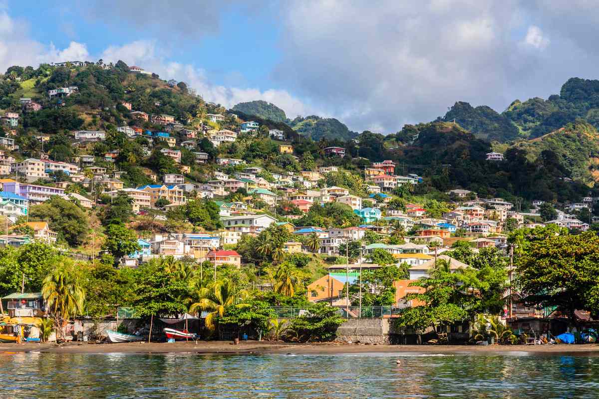 View of Kingstown, St Vincent and the Grenadines
