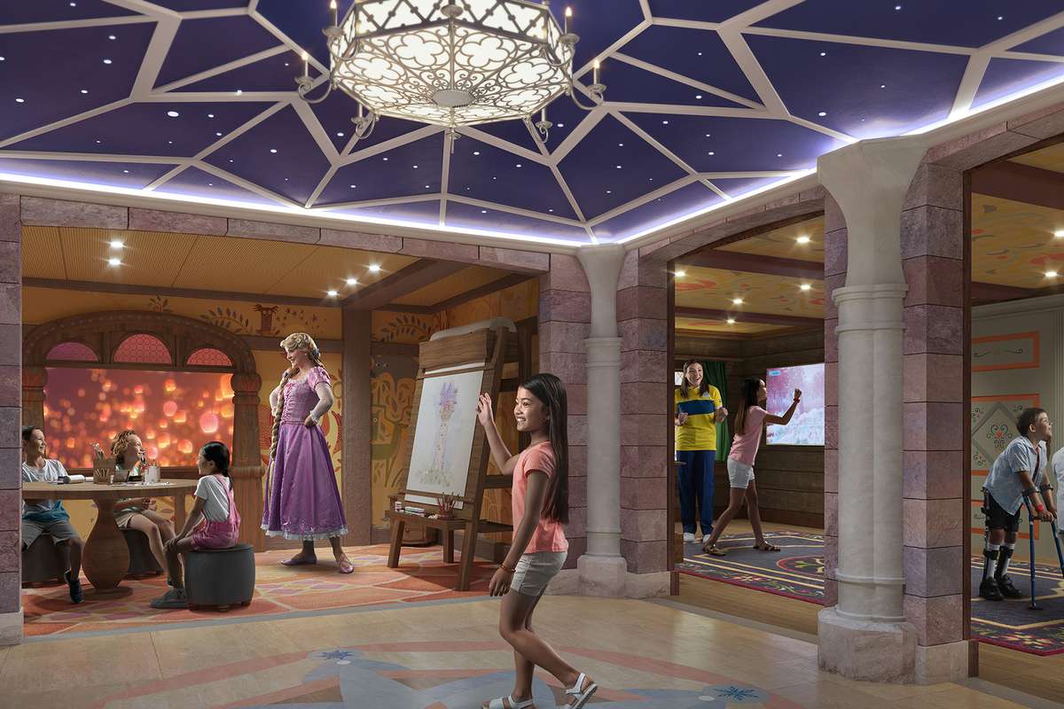 Disney Wish - Disney's Oceaneer Club - Fairytale Hall