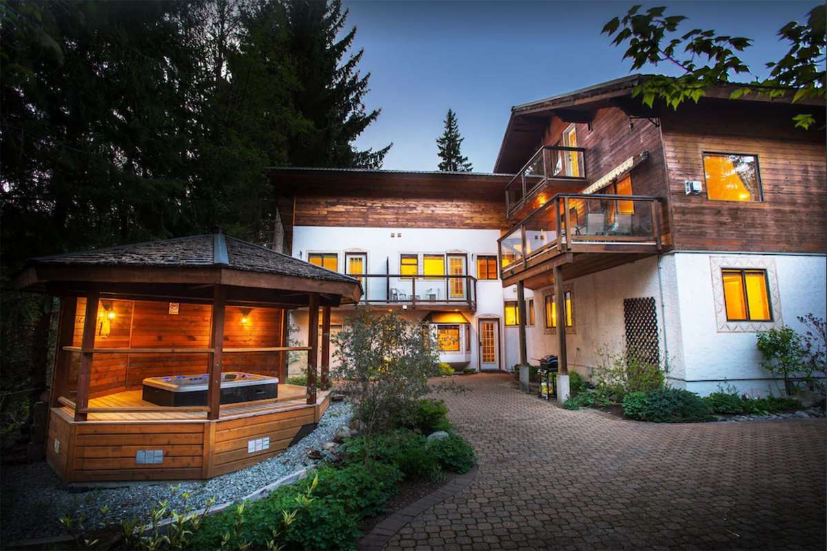 Exterior of Luxury Chalet in Whistler