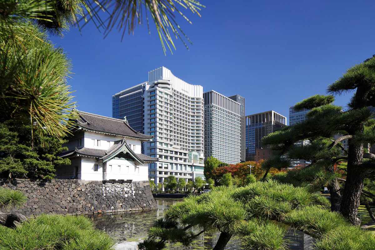 Exterior of the Palace Hotel Tokyo, voted one of the best hotels in Tokyo