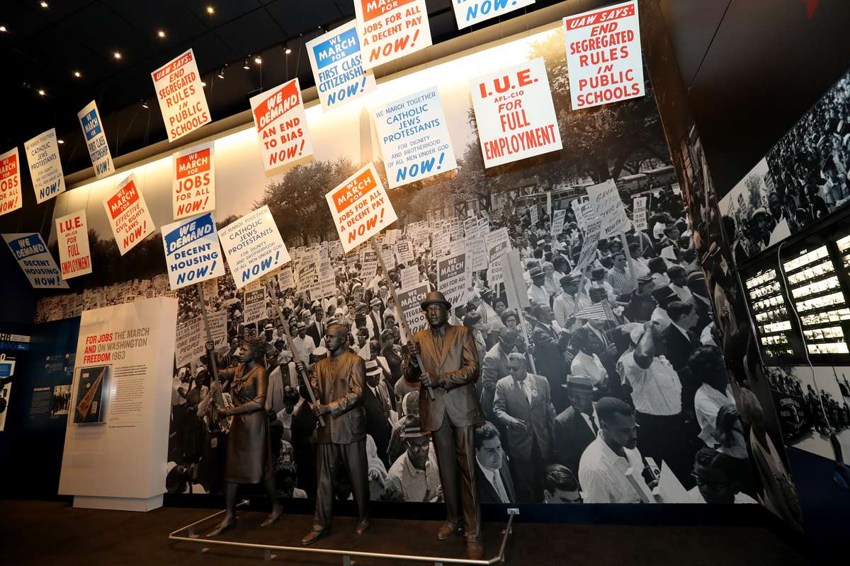 A general view of an exhibit during the National Civil Rights Museum Tour on January 20, 2019 at the National Civil Rights Museum in Memphis, Tennessee.