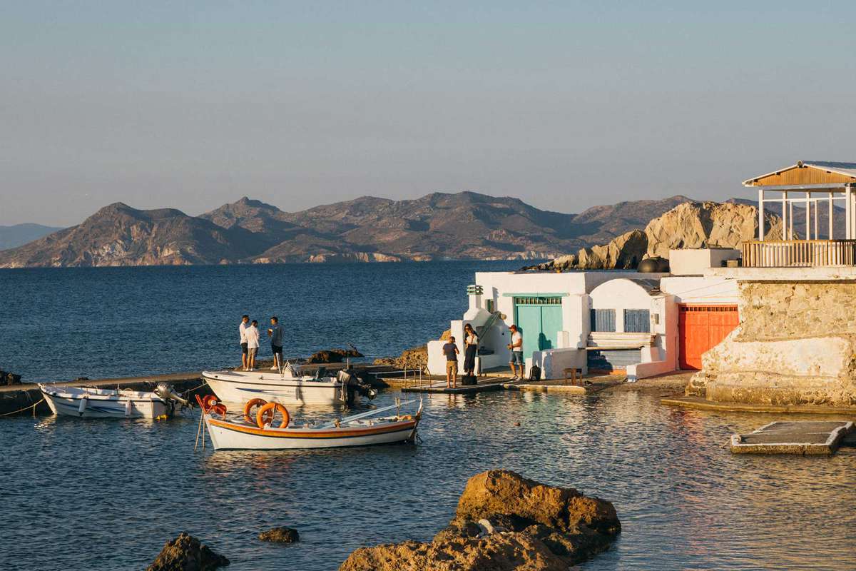 The island of Milos, in Greece
