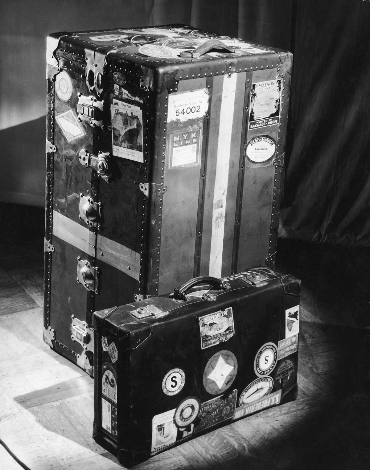 Vintage trunk luggage