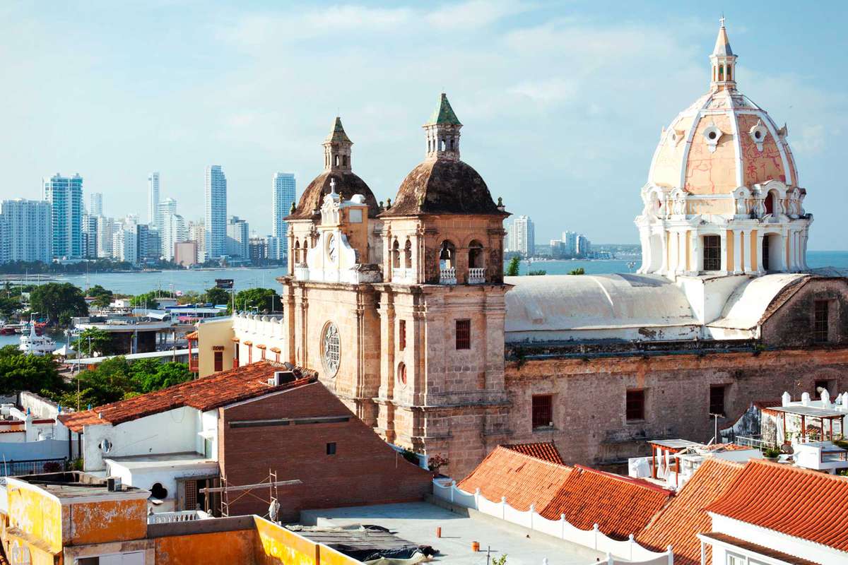 Rooftops of Cartagena, Colombia