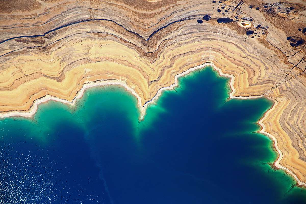The Dead Sea from above.