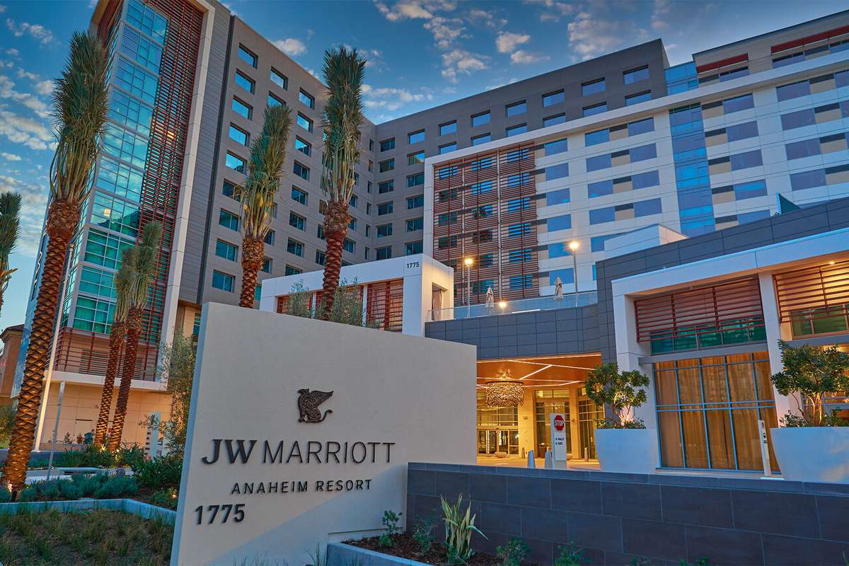 Exterior of the JW Marriott, Anaheim Resort