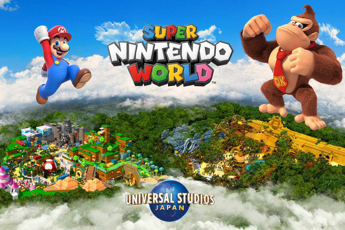 Asset for the Donkey Kong area at Super Nintendo World at Universal Studios Japan