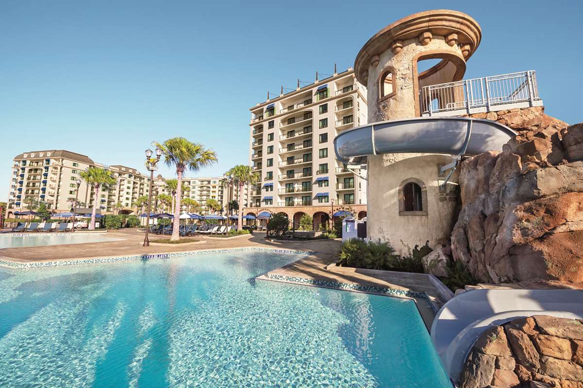The pool at Disney’s Riviera Resort