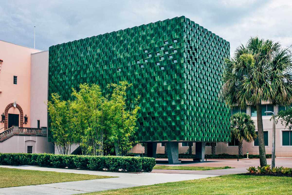Modern addition to the Ringling Museum in Sarasota, Florida