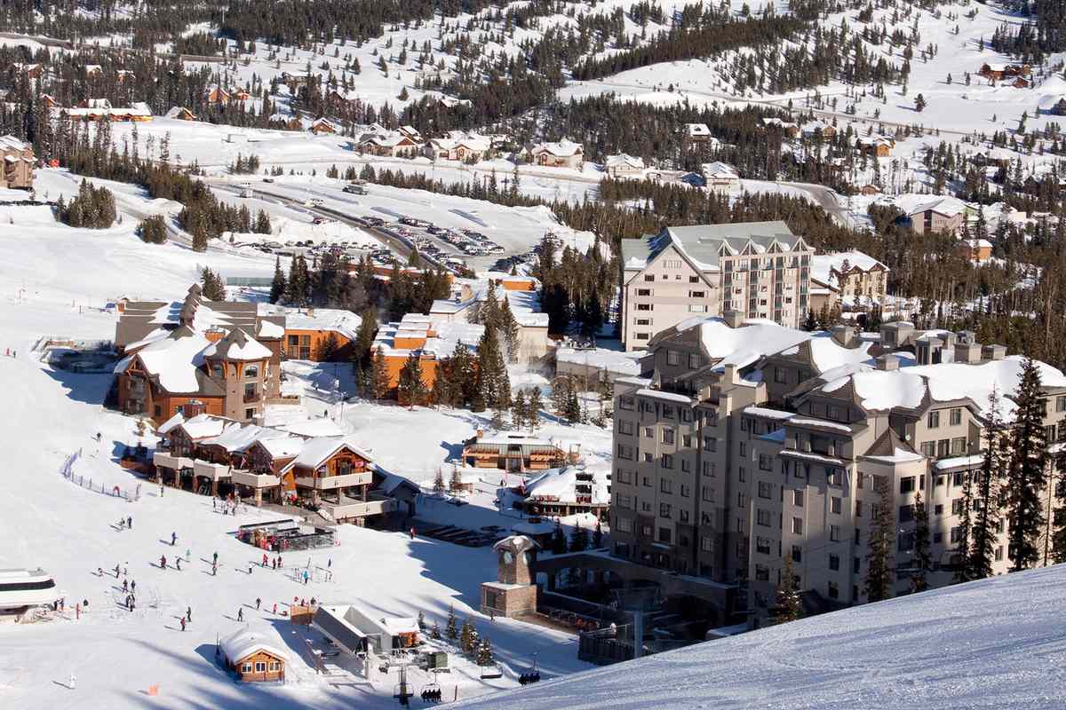 Ski hotels in Big Sky, Montana.