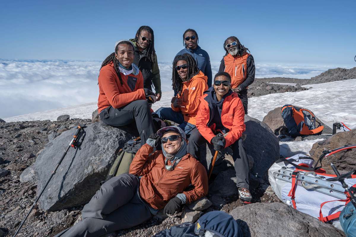 Full Circle Everest Expedition Team, first all Black climb.