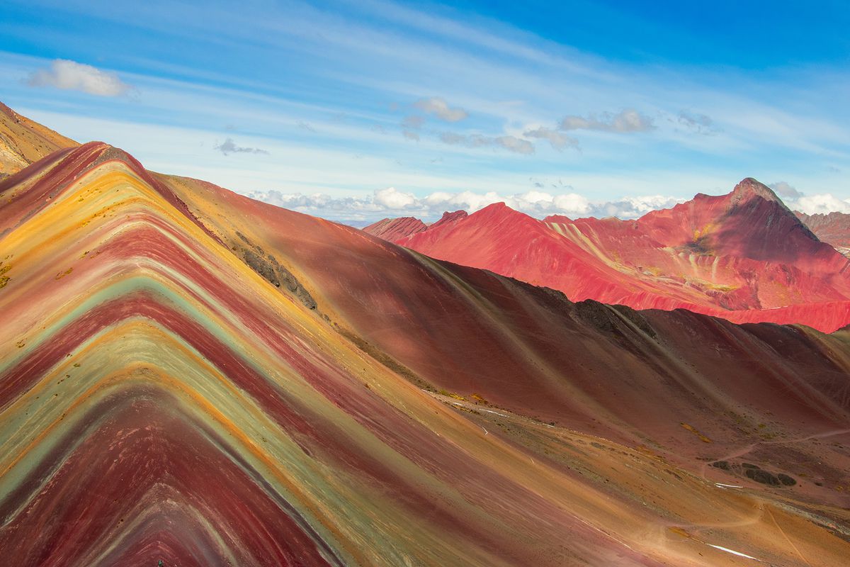 Rainbow Mountain in Vinicunca, Peru