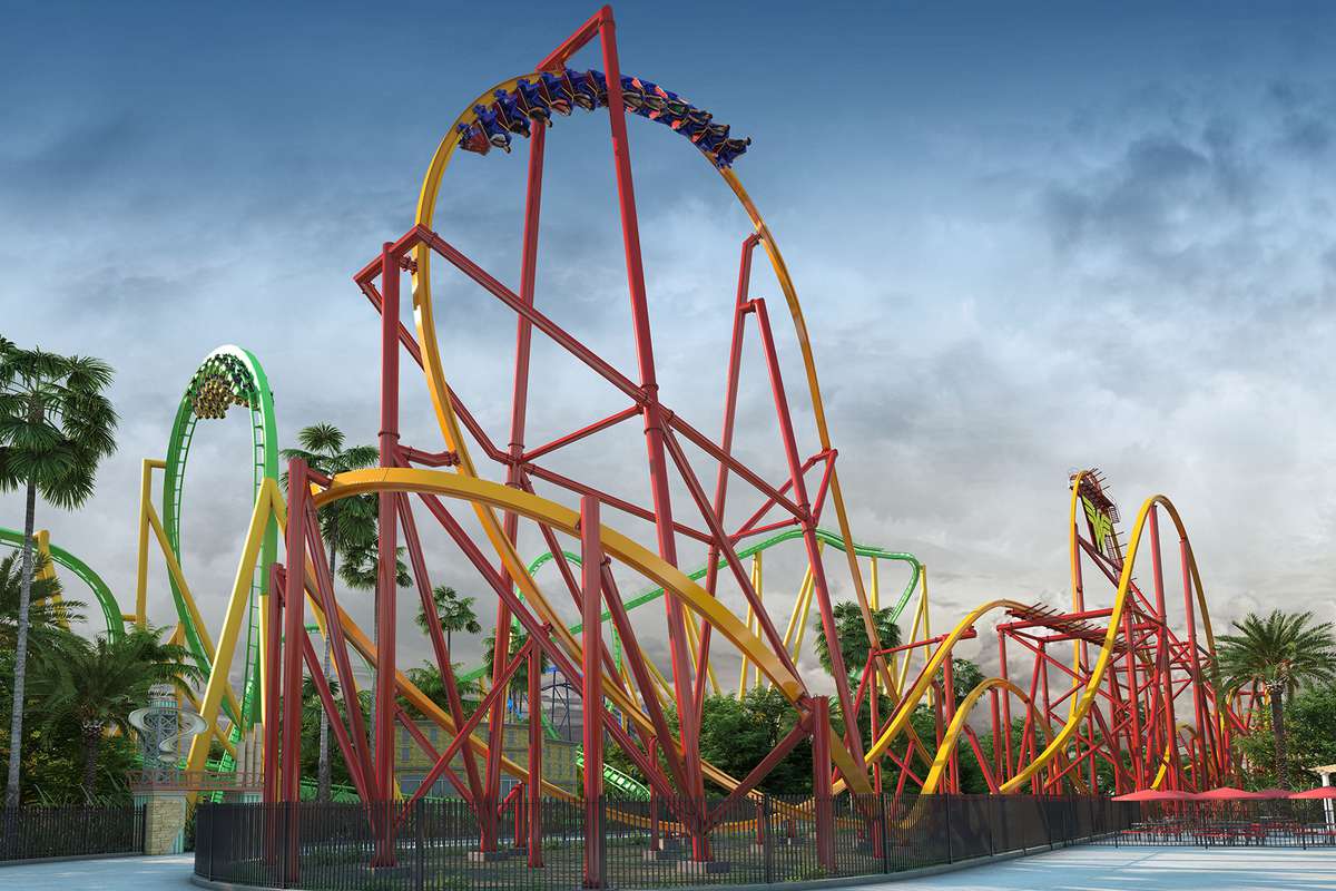 Wonder Woman Flight Of Courage at Six Flags Magic Mountain