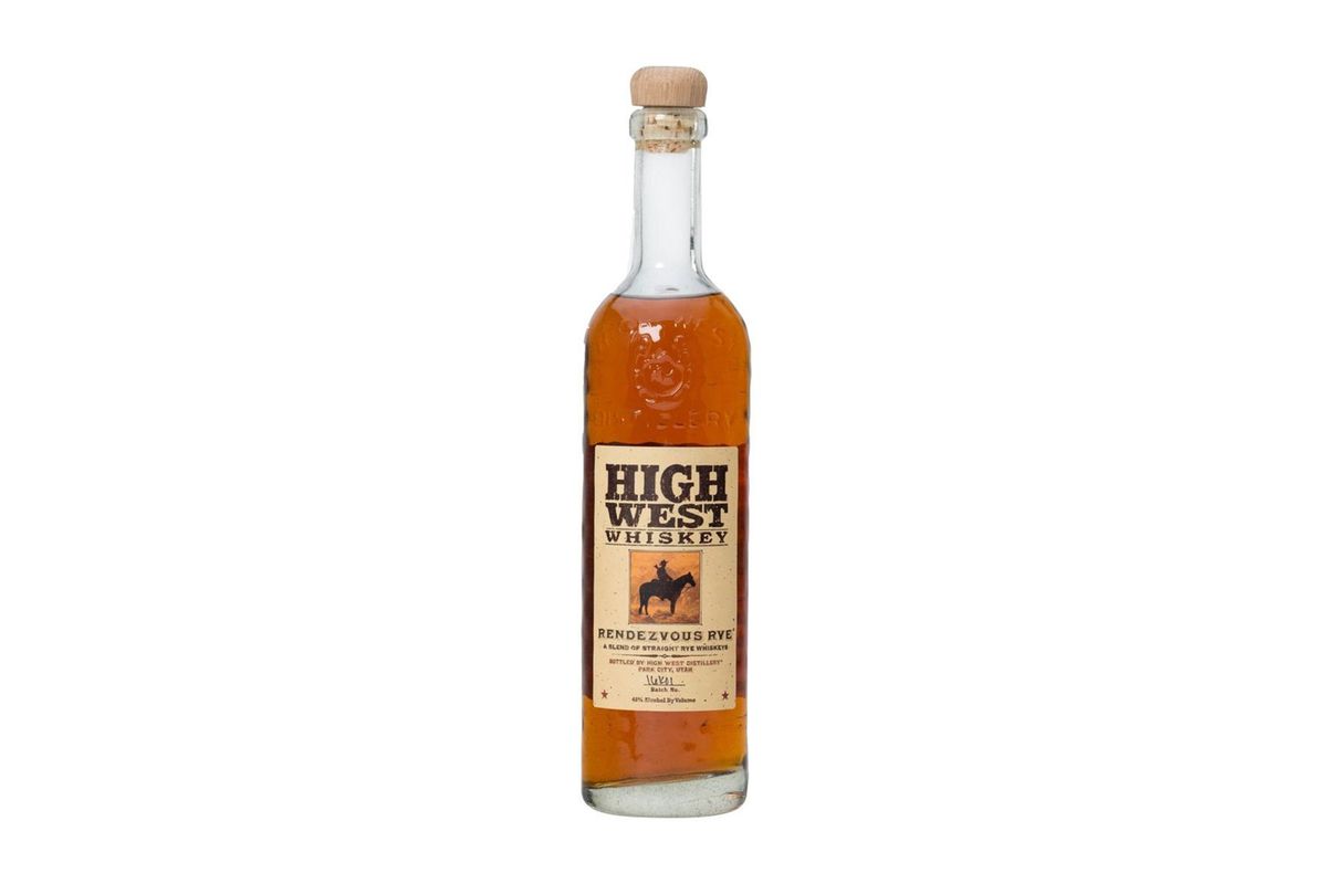 A bottle of High West Rendezvous Rye
