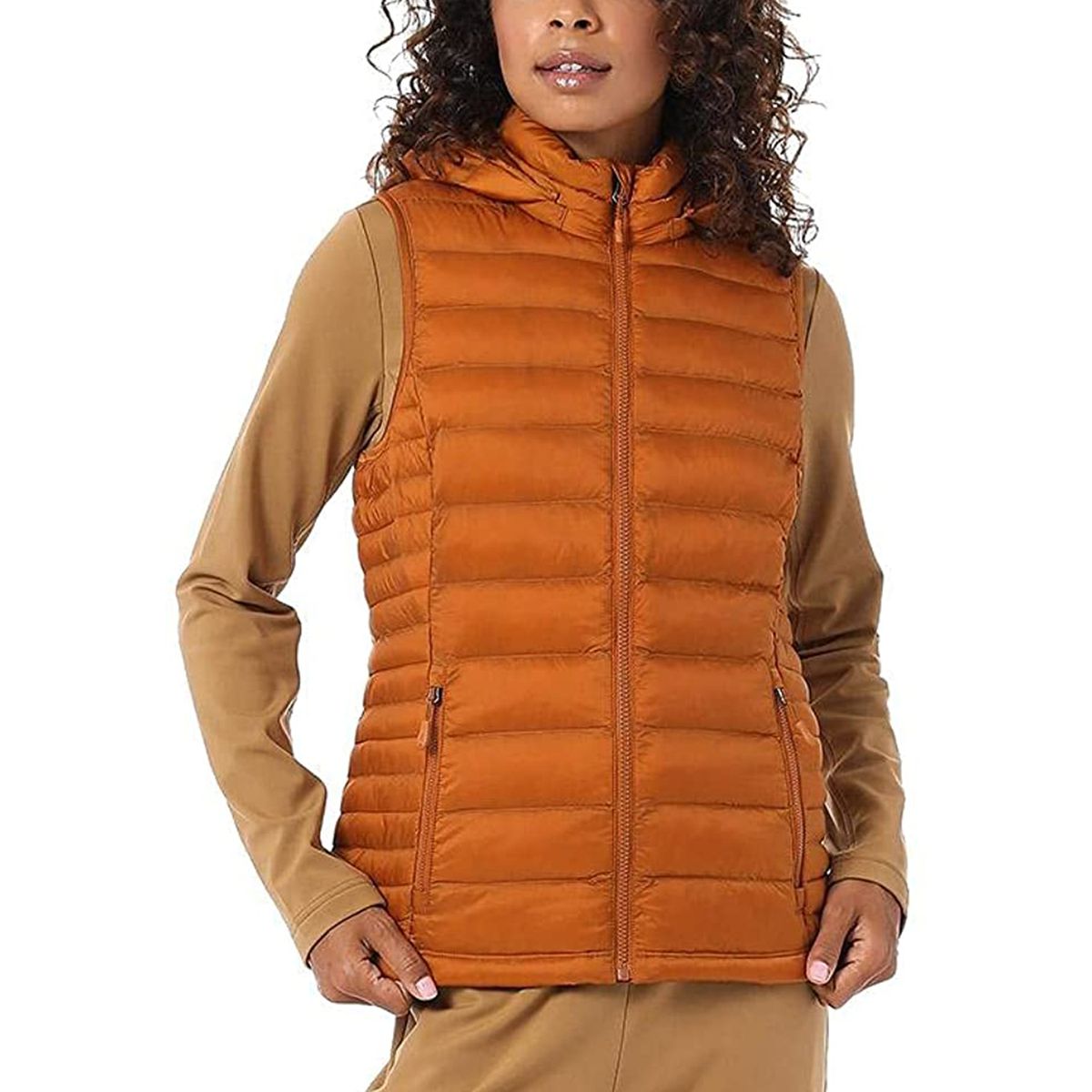 Oprah Loves This Packable Puffer Vest With a Hood