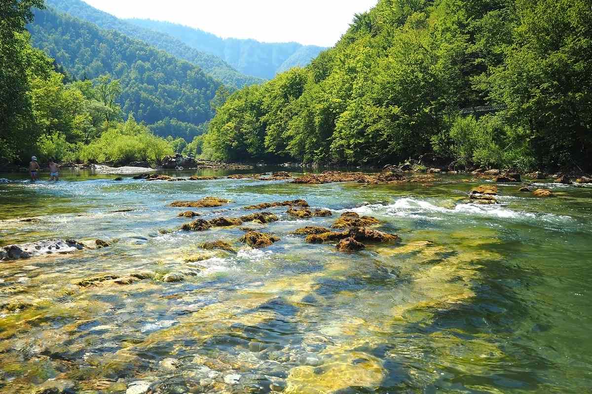 The Kupa originates in Croatia in the mountainous region of Gorski Kotar, northeast of Rijeka, in the area of Risnjak National Park, Croatia.