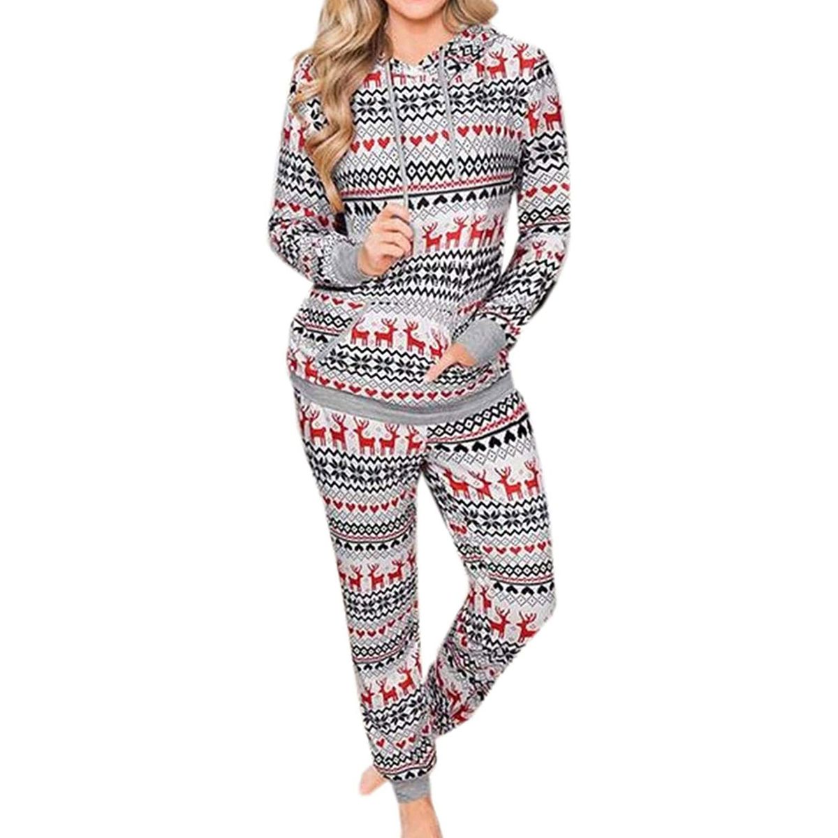 woman in pajamas