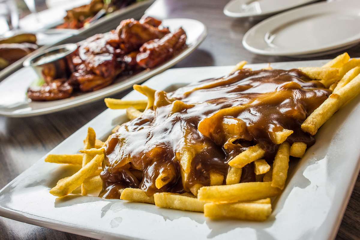 A plate of poutine from Jay Peak Resort