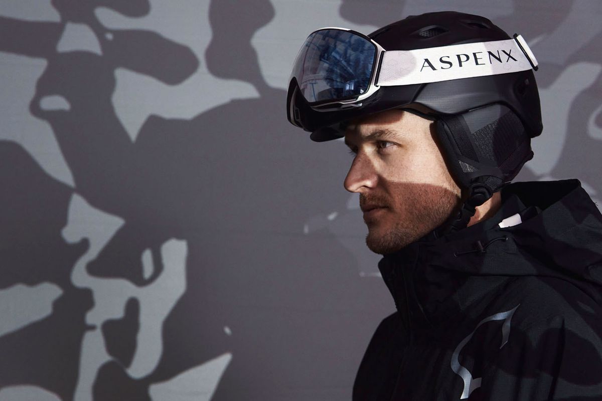 An ASPENX ski goggles