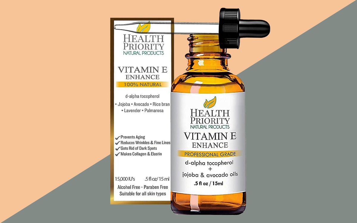 Organic Vitamin E Oil for Skin & Scars