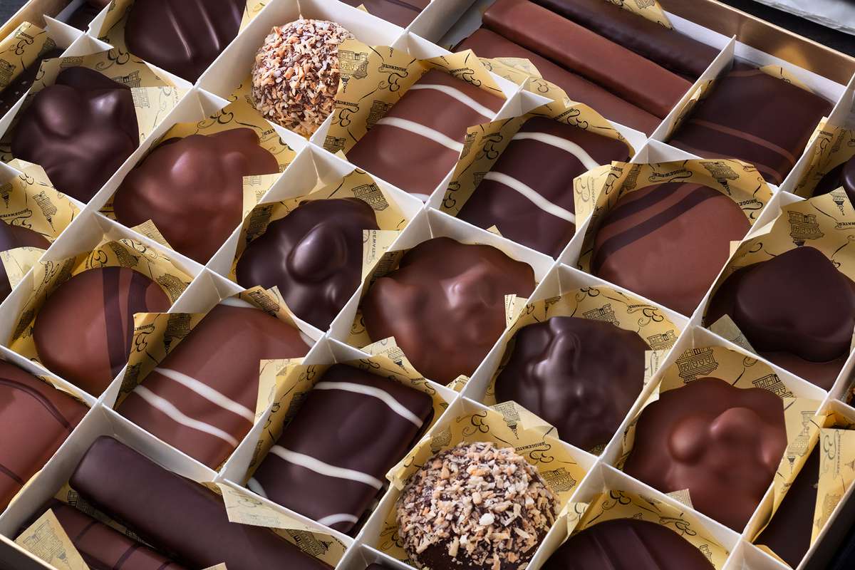 A box of Bridgewater Chocolates