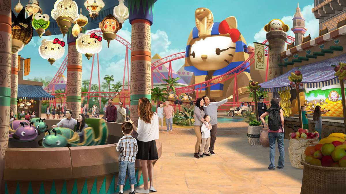A sketch of a future Hello Kitty Resort
