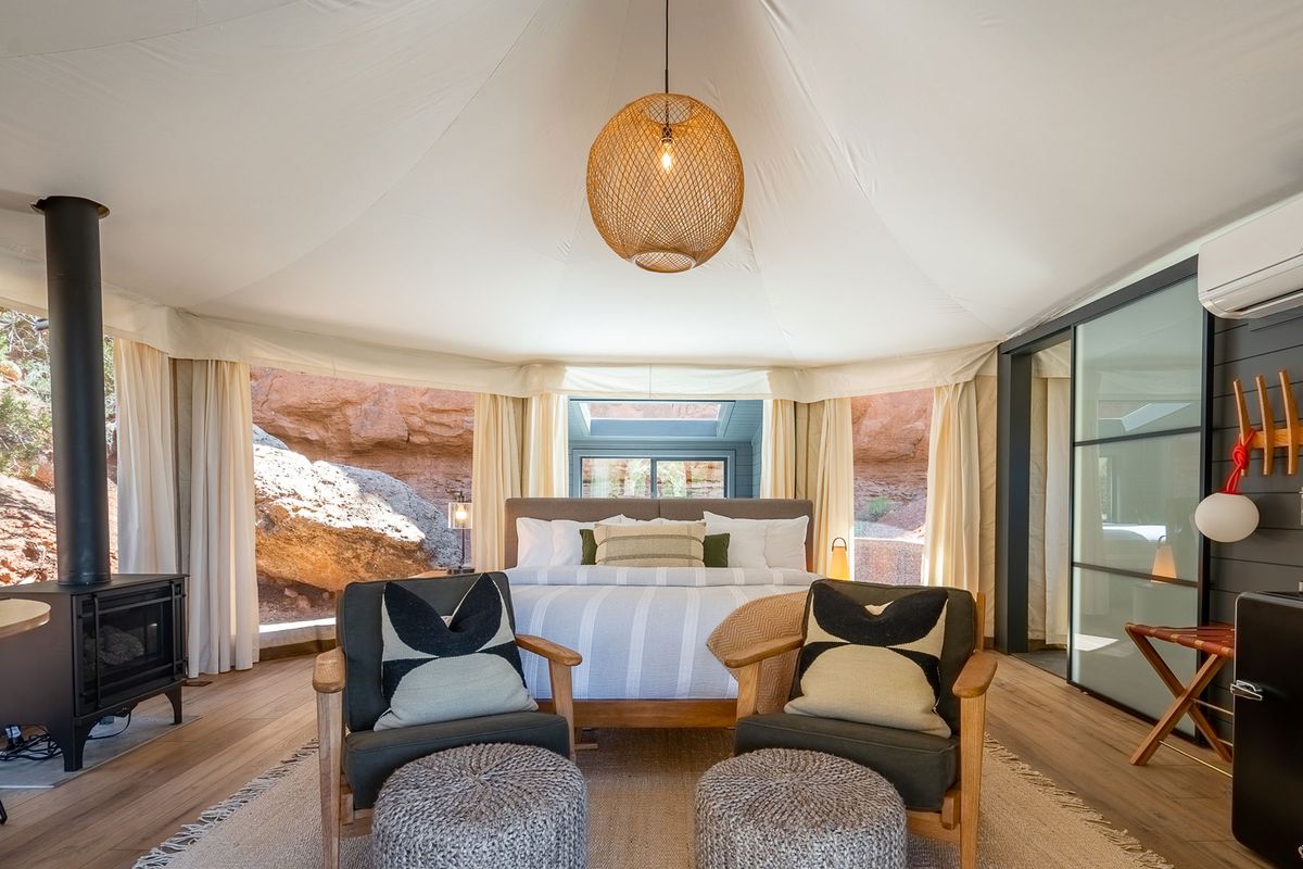 Open Sky Zion, luxury tent camps at Zion National Park