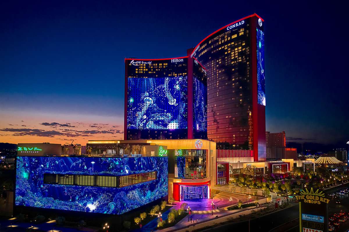 Exterior of Resorts World Las Vegas