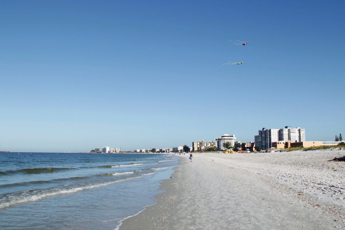 the shore at St Pete Beach, Florida