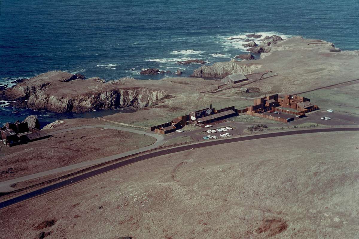 Archival aerial image of Sea Ranch Lodge