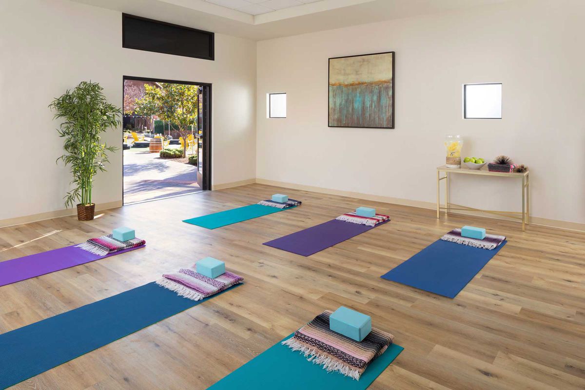 Vortex yoga room at Amara Resort and Spa in Sedona