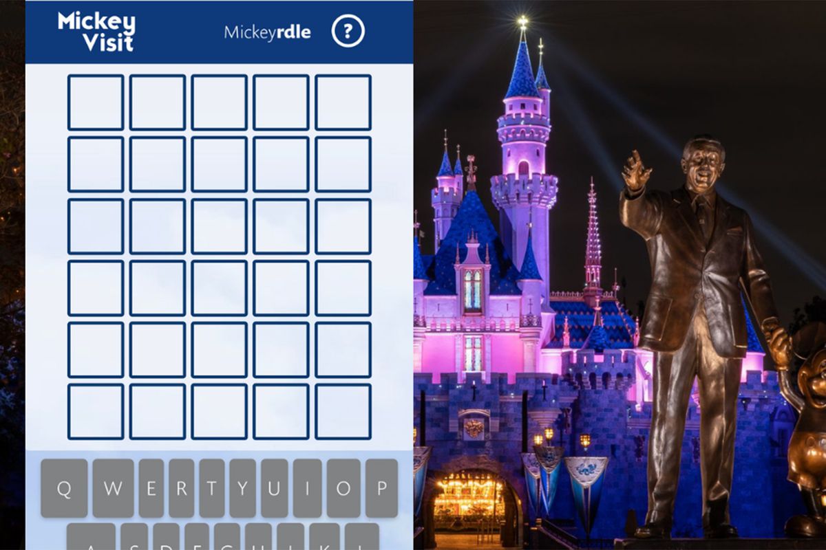 The Disney Wordle over Cinderellas Castle in Magic Kingdom