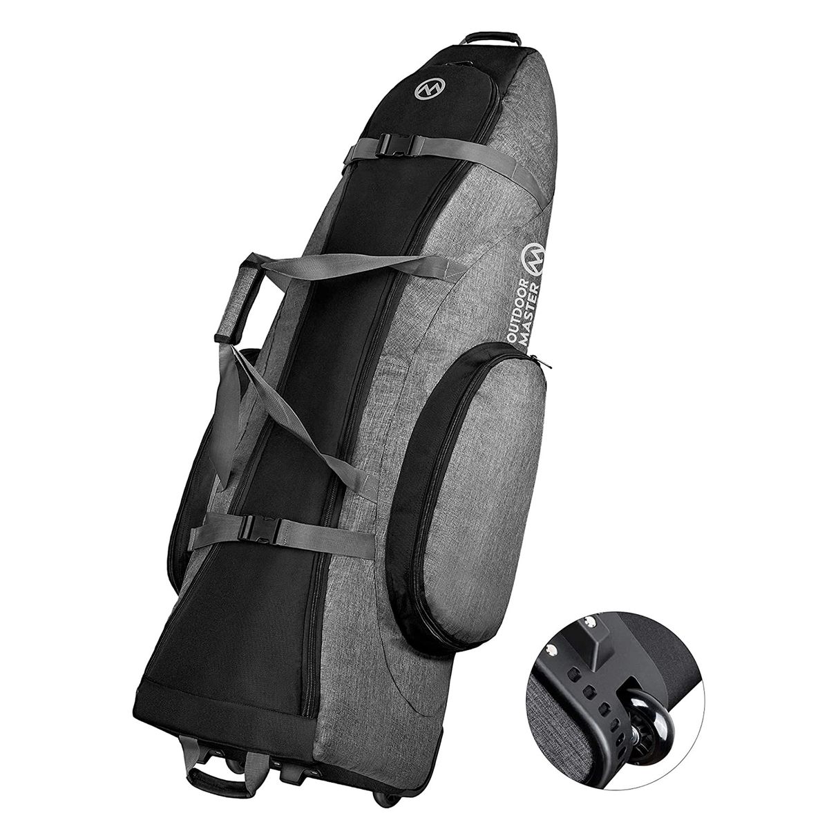 OutdoorMaster Padded Golf Club Travel Bag in Grey