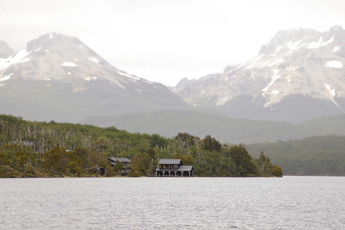 Chef Francis Mallmann’s private island on Lago La Plata, in Argentinean Patagonia