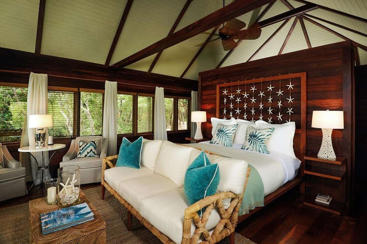 A bedroom at Cuvée's Royal Island