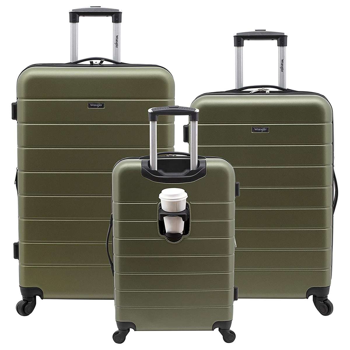 wrangler smart luggage set sale