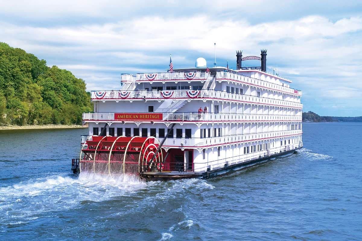 Exterior of the Redesign American Cruise Line Paddlewheel