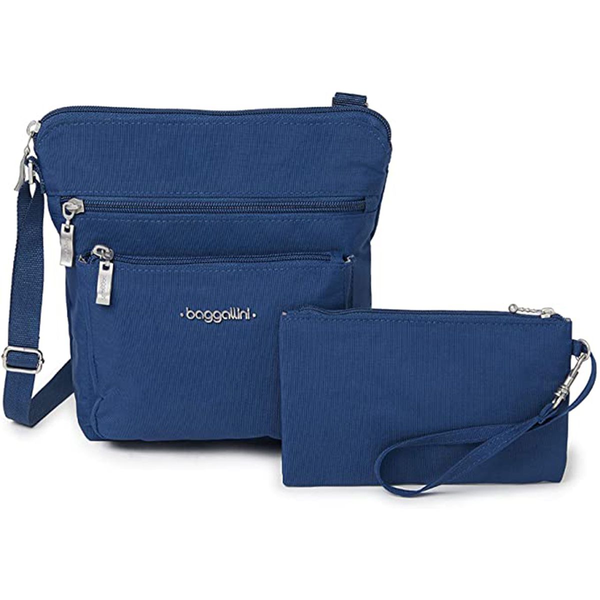 Baggallini womens Pocket With Rfid Crossbody Bags