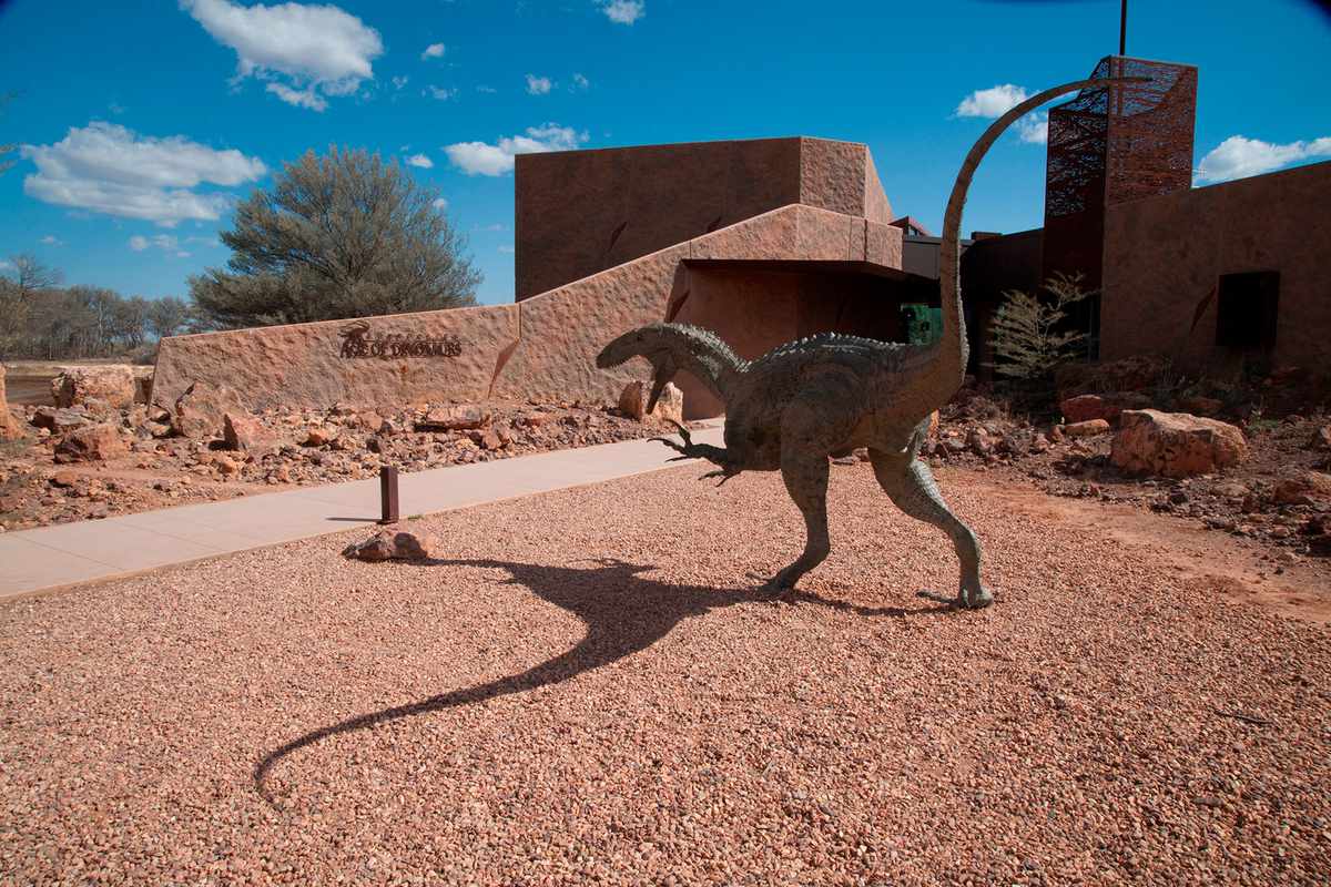 Australian Age of Dinosaurs museum in Dinosaur Drive, Winton, Queensland.