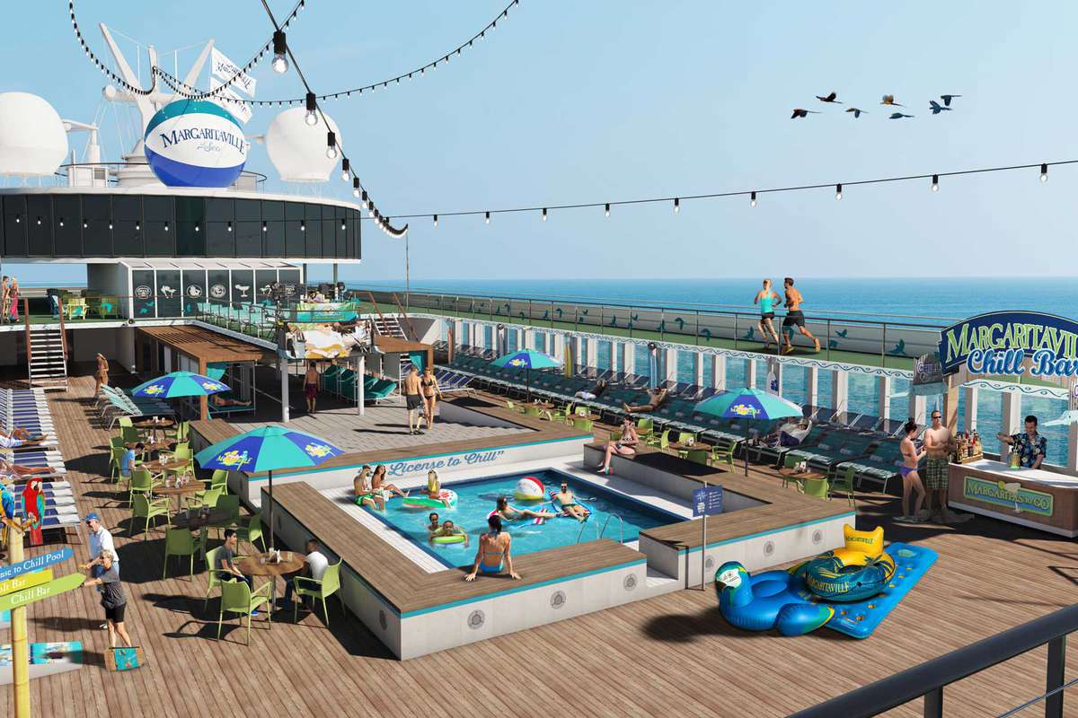 Jimmy Buffet's Margaritaville cruise ship renderings