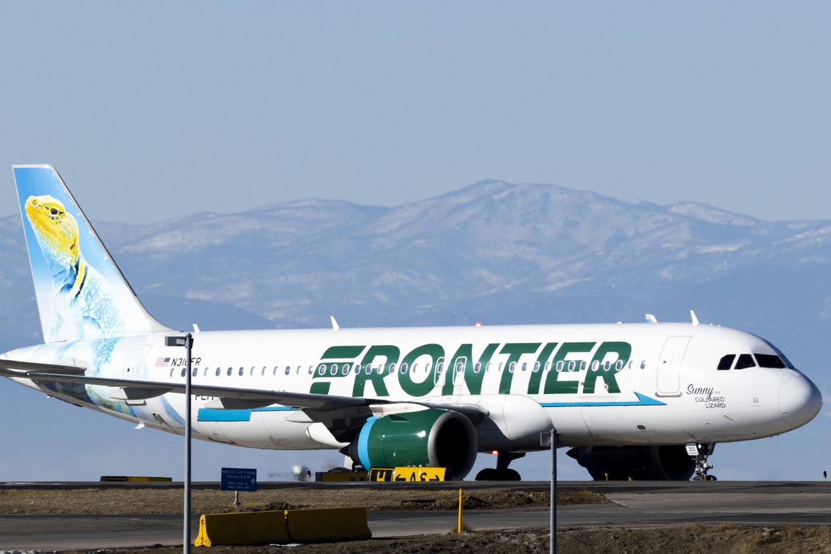 Frontier Airlines airplane